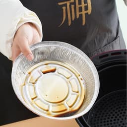 Khay giấy bạc lót nồi chiên không dầu, khuôn giấy bạc, giấy bạc nướng size 22 5