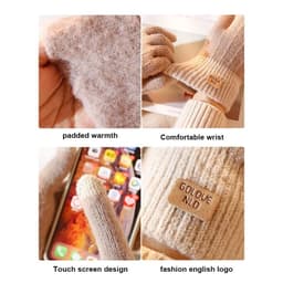 (Combo) Găng tay nữ GOLOVE NLD chất len mền mịn giữ ấm đôi tay mùa Thu Đông (MAT0016GDQT) 7