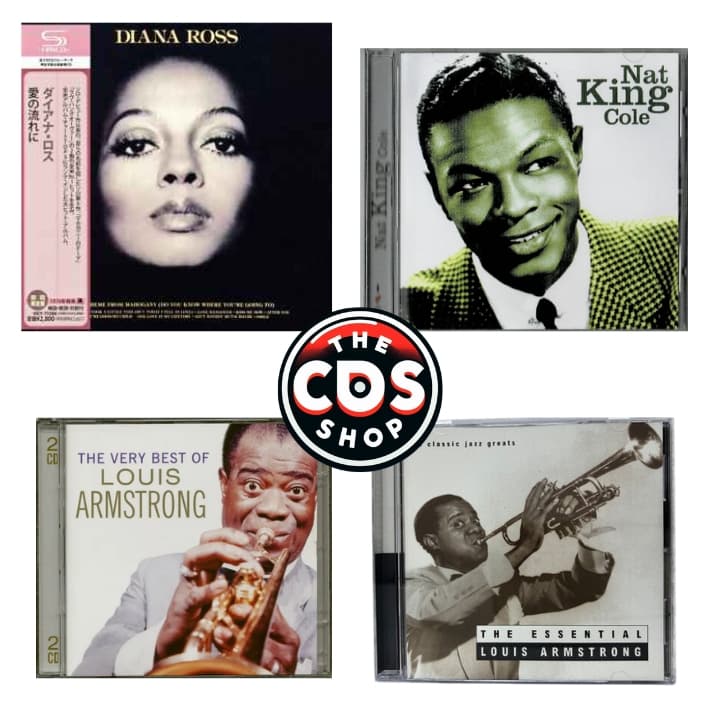 Album nhạc Jazz Diana Ross, Nat King Cole,... chính hãng (băng nhạc, đĩa CD gốc)