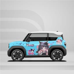 [HỎA TỐC] Sticker Tem Dán Decal Xe VF3 2 Bên Hoạt Hình In Theo Yêu Cầu IB Shop Temxe.Net 4