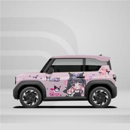 [HỎA TỐC] Sticker Tem Dán Decal Xe VF3 2 Bên Hoạt Hình In Theo Yêu Cầu IB Shop Temxe.Net 7