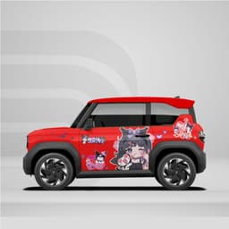 [HỎA TỐC] Sticker Tem Dán Decal Xe VF3 2 Bên Hoạt Hình In Theo Yêu Cầu IB Shop Temxe.Net 8