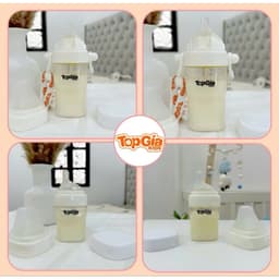 Bình Sữa PPSU Đa Năng TOPGIAKIDS Cho Bé Từ 0 Tháng – Dung Tích 160ml/180ml/270ml Kèm Ống Hút Silicon 8