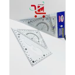 Combo 2 Túi (4 Cây) Thước Nhựa Dẻo Eke Loại Lớn NO.6 WinQ/Thước Vẽ Đường Thẳng Song Song Cách Đều, Đường Cong, Đo Góc 3