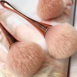 Cọ trang điểm thân mảnh cao cấp tán nền phủ phấn đánh má hồng - Hity Beauty 2