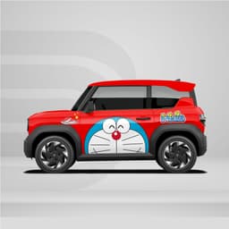 [HỎA TỐC] Sticker Tem Dán Decal Xe VF3 Hình Doremon In Hình Theo Yêu Cầu IB Shop Temxe.Net 1