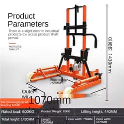 Xe hỗ trợ nâng và di chuyển lốp xe tải. LƯU Ý SẢN PHẨM GỒM 2 KIỆN TÁCH RỜI YÊU CÂU ĐẶT 2 ĐƠN GIÁ GỐC 7TR 6