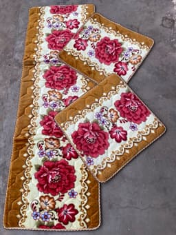 Thảm ghế xa lông , thảm ghế vải cao cấp một dài hai ngắn 1m68 x 54cm 7