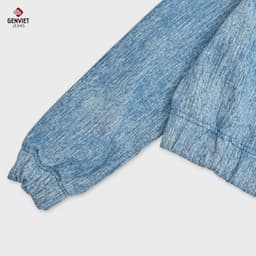 Áo Khoác Nữ GENVIET JEANS Vải Denim 1 Lớp Dáng Croptop Trẻ Trung, Hiện 8750 5
