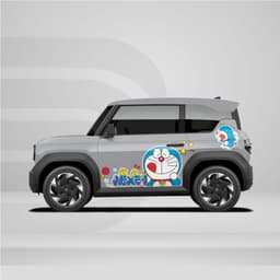 [HỎA TỐC] Sticker Tem Dán Decal Xe VF3 Mẫu Doremon Xanh  In Hình Theo Yêu Cầu IB Shop Temxe.Net 8