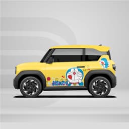 [HỎA TỐC] Sticker Tem Dán Decal Xe VF3 Mẫu Doremon Xanh  In Hình Theo Yêu Cầu IB Shop Temxe.Net 7