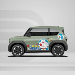 [HỎA TỐC] Sticker Tem Dán Decal Xe VF3 Mẫu Doremon Xanh  In Hình Theo Yêu Cầu IB Shop Temxe.Net 4