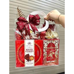 Túi quai da set quà tết, đựng quà trang trí quà noel, valentine 2