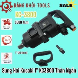 Súng mở bulong 1 inch đầu ngắn Kusaki KG3800, Đăng Khôi Tools 1