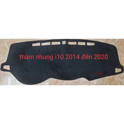 Thảm Taplo Grand i10 2014–2025 Nhung Hoặc Da Vân Carbon – Chống Nắng, Chuẩn Form Xe 4