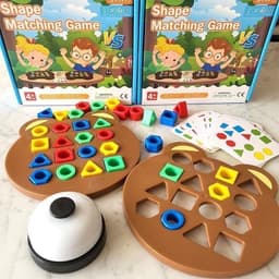 TẶNG CHUÔNG Bộ Đồ Chơi Lắp Ghép Khối Hình Học, Nhận Biết Màu Sắc, Giáo Dục Sớm Cho Bé 5