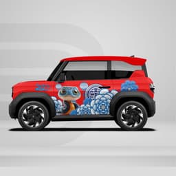 [HỎA TỐC] Sticker Tem Dán Decal Xe VF3 Mẫu Rắn Ất Tỵ In Hình Theo Yêu Cầu IB Shop Temxe.Net 2