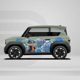 [HỎA TỐC] Sticker Tem Dán Decal Xe VF3 Mẫu Rắn Ất Tỵ In Hình Theo Yêu Cầu IB Shop Temxe.Net 5