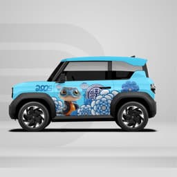 [HỎA TỐC] Sticker Tem Dán Decal Xe VF3 Mẫu Rắn Ất Tỵ In Hình Theo Yêu Cầu IB Shop Temxe.Net 3