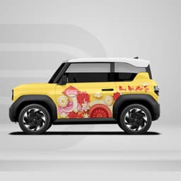 [HỎA TỐC] "Decal dán xe VF3 - Tem xe độc đáo - Sticker Xe - Trang trí xe Tết" Temxe.Net 7