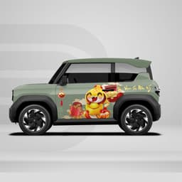 [HỎA TỐC] Sticker Tem Dán Decal Xe VF3 Mẫu Tết Hình Rồng  In Hình Theo Yêu Cầu IB Shop Temxe.Net 4