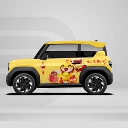 [HỎA TỐC] Sticker Tem Dán Decal Xe VF3 Mẫu Tết Hình Rồng  In Hình Theo Yêu Cầu IB Shop Temxe.Net 6