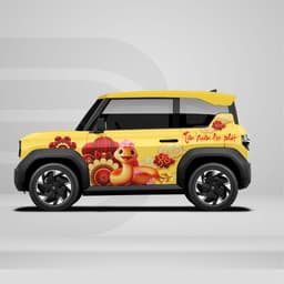 [HỎA TỐC] Decal dán xe VF3 - Sticker xe chất lượng cho Tết 2025 - Ds Decal Temxe.Net 6