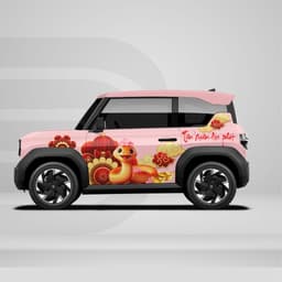 [HỎA TỐC] Decal dán xe VF3 - Sticker xe chất lượng cho Tết 2025 - Ds Decal Temxe.Net 4
