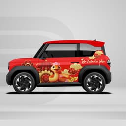 [HỎA TỐC] Decal dán xe VF3 - Sticker xe chất lượng cho Tết 2025 - Ds Decal Temxe.Net 2