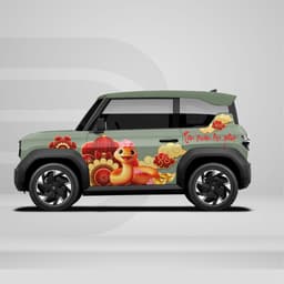 [HỎA TỐC] Decal dán xe VF3 - Sticker xe chất lượng cho Tết 2025 - Ds Decal Temxe.Net 7