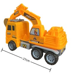 Đồ chơi xe máy xúc công trình bánh đà cho bé nhựa ABS cao cấp bền đẹp 5