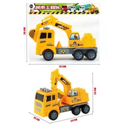 Đồ chơi xe máy xúc công trình bánh đà cho bé nhựa ABS cao cấp bền đẹp 6