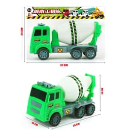 Đồ chơi xe ô tô tải bồn trộn bê tông chạy quán tính chất liệu nhựa ABS an toàn, bền bỉ cho bé 2