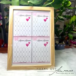 Bảng trưng bày móng mẫu , khung mẫu móng, móng vuông làm mẫu, băng dính dán mẫu - Hoangquy.233 4