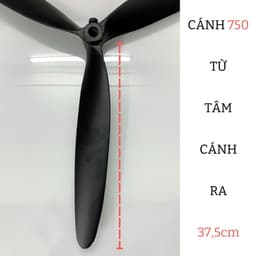Cánh Quạt Công Nghiệp 750 KOMASU - GALE - DETON - OMYSU NHÔM ĐÚC Trục 16mm 2
