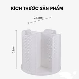 Kệ Để Cốc, Ly Nhựa, Đựng Trà Sữa Xoay Tròn 360 Độ Đa Năng Nhựa ABS Cao Cấp 4