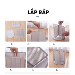 Kệ Để Cốc, Ly Nhựa, Đựng Trà Sữa Xoay Tròn 360 Độ Đa Năng Nhựa ABS Cao Cấp 3