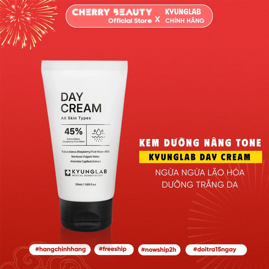 Kem dưỡng nâng tone KyungLab Day Cream nâng tone tự nhiên, dưỡng trắng da 50ml | Skin Lab