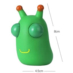 Đồ chơi giảm stress bóp mắt lòi, nắn bóp đàn hồi giảm căng thẳng hình chú rồng/ sâu xanh đáng yêu 6