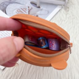 Túi tỏi xách silicon popit đeo chéo hình chuột lang nước capybara thời trang đựng bao bì lì xì popit 5