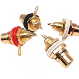 (Giá 1 cặp) Cổng AV / RCA bông sen chân AV chân RCA Phụ kiện âm thanh Diy - 7