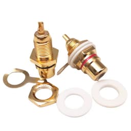 (Giá 1 cặp) Cổng AV / RCA bông sen chân AV chân RCA Phụ kiện âm thanh Diy - 3