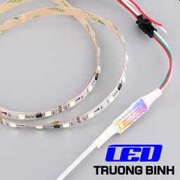 BLE005 ĐIỀU KHIỂN LED FULL MÀU ARGB WS2812B WS2811 UCS1903 NHÁY THEO NHẠC HỖ TRỢ APP VÀ REMOTE 8