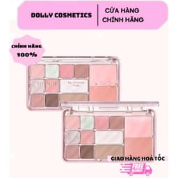 [GOGO TALES] Bảng phấn mắt Gogotales 12 ô mắt má tạo khối 4 in 1 Gogotales Heart Racing GT724 DOLLYDOLLY COSMETICS 1