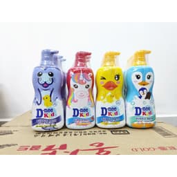 Sữa tắm cho bé Dnee KID hình thú, sữa tắm gội toàn thân Thái cho bé trên 3 tuổi 8