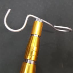 Sào Đầu Vàng Inox Sào rút treo lồng 3m-4m-5m-6m Inox 304 kèm đầu sào - Tặng đầu sào và Túi bổi 3