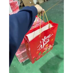 Túi Đựng Giỏ Quà Tết 2027 Loại nhỏ - Siêu sang - chịu lực 9