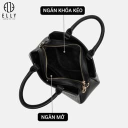 [Tặng hộp 20.10] Túi xách nữ thời trang ELLY EL321 đeo chéo đeo vai xách tay da tổng hợp cao cấp chính hãng 4