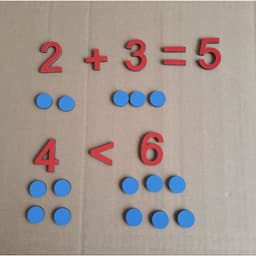 Bộ giáo cụ học toán Montessori : học lượng, so sánh, cộng trừ 2