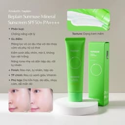 Kem Chống Nắng Beplain Sunmuse Filter SPF 50+ PA++++ Lai Nâng Tone & Hiệu Chỉnh Da 50ml Hàn Quốc 3